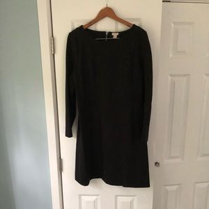 JCrew ponte knit shift dress, size xl